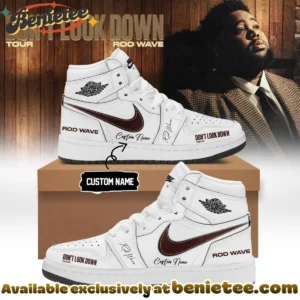 Rod Wave Don't Look Down Tour Custom Air Force 1 & Jordan 1 Shoes [Drop 10]