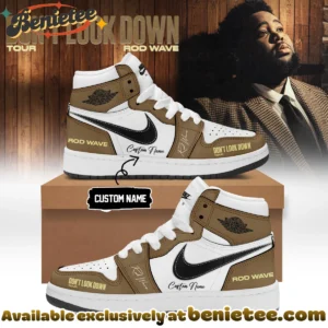 Rod Wave Don't Look Down Tour Custom Air Force 1 & Jordan 1 Shoes [Drop 14]