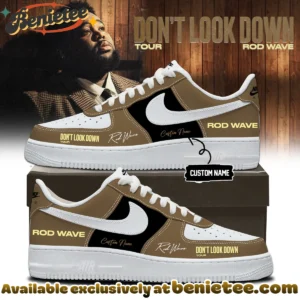 Rod Wave Don't Look Down Tour Custom Air Force 1 & Jordan 1 Shoes [Drop 17]