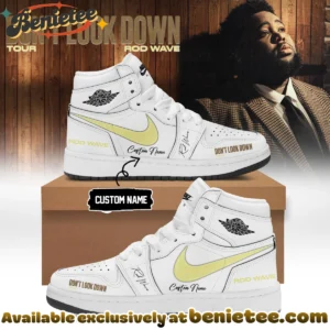 Rod Wave Don't Look Down Tour Custom Air Force 1 & Jordan 1 Shoes [Drop 6]