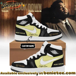 Rod Wave Don't Look Down Tour Custom Air Force 1 & Jordan 1 Shoes - Part 25