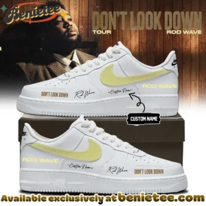 Rod Wave Don't Look Down Tour Custom Air Force 1 & Jordan 1 Shoes - Part 5