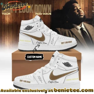 Rod Wave Don't Look Down Tour Custom Air Force 1 & Jordan 1 Shoes - Part 7