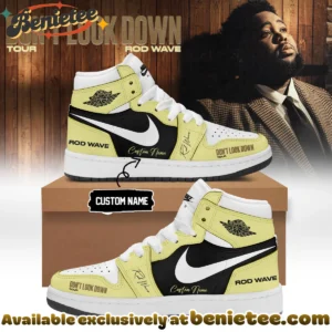 Rod Wave Don't Look Down Tour Custom Air Force 1 & Jordan 1 Shoes (Release 1)