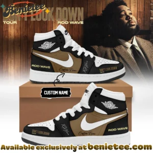 Rod Wave Don't Look Down Tour Custom Air Force 1 & Jordan 1 Shoes (Release 20)
