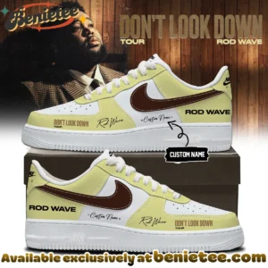 Rod Wave Don't Look Down Tour Custom Air Force 1 & Jordan 1 Shoes (Release 24)