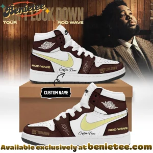 Rod Wave Don't Look Down Tour Custom Air Force 1 & Jordan 1 Shoes - Series 12