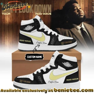 Rod Wave Don't Look Down Tour Custom Air Force 1 & Jordan 1 Shoes - Series 16