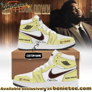 Rod Wave Don't Look Down Tour Custom Air Force 1 & Jordan 1 Shoes - Series 23