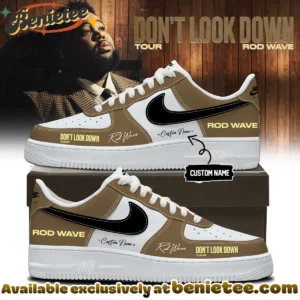 Rod Wave Don't Look Down Tour Custom Air Force 1 & Jordan 1 Shoes (Style 13)