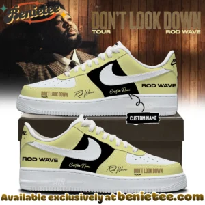 Rod Wave Don't Look Down Tour Custom Air Force 1 & Jordan 1 Shoes (Style 2)