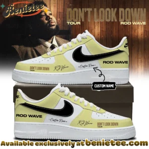 Rod Wave Don't Look Down Tour Custom Air Force 1 & Jordan 1 Shoes - Variant 10