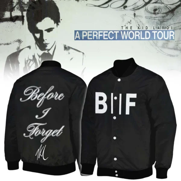 The Kid Laroi A Perfect World Tour Bomber Jacket - Part 4