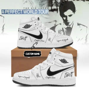 The Kid Laroi A Perfect World Tour Custom Air Force 1 & Jordan 1 Shoes [Drop 1]