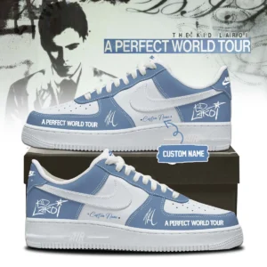 The Kid Laroi A Perfect World Tour Custom Air Force 1 & Jordan 1 Shoes (Release 6)