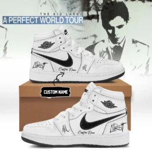 The Kid Laroi A Perfect World Tour Custom Air Force 1 & Jordan 1 Shoes - Variant 8