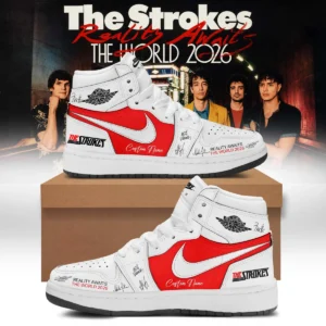 The Strokes Reality Awaits Tour Signature Custom Air Force 1 & Jordan 1 Shoes [Batch 14]