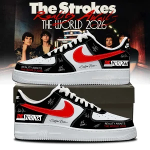 The Strokes Reality Awaits Tour Signature Custom Air Force 1 & Jordan 1 Shoes [Batch 17]