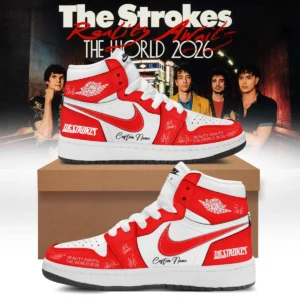 The Strokes Reality Awaits Tour Signature Custom Air Force 1 & Jordan 1 Shoes [Batch 4]