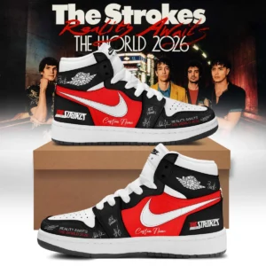 The Strokes Reality Awaits Tour Signature Custom Air Force 1 & Jordan 1 Shoes [Drop 3]
