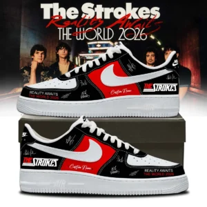 The Strokes Reality Awaits Tour Signature Custom Air Force 1 & Jordan 1 Shoes (Release 5)