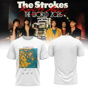 The Strokes Reality Awaits Tour Signature Shirt & Hoodie (Design 17)