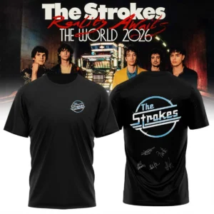 The Strokes Reality Awaits Tour Signature Shirt & Hoodie - Variant 15