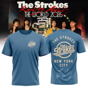 The Strokes Reality Awaits Tour Signature T-Shirt & Hoodie (Design 18)