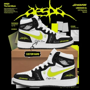 aespa LEMONADE Custom Air Force 1 & Jordan 1 Shoes (Design 4)