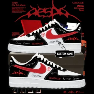 aespa LEMONADE Custom Air Force 1 & Jordan 1 Shoes (Design 5)