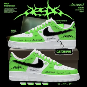 aespa LEMONADE Custom Air Force 1 & Jordan 1 Shoes (Release 11)