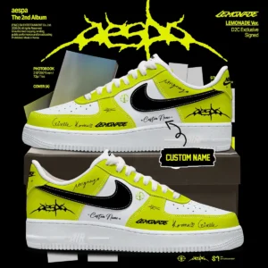 aespa LEMONADE Custom Air Force 1 & Jordan 1 Shoes (Release 13)