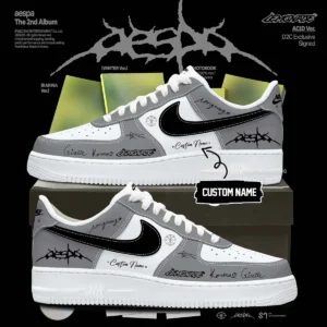 aespa LEMONADE Custom Air Force 1 & Jordan 1 Shoes (Style 16)