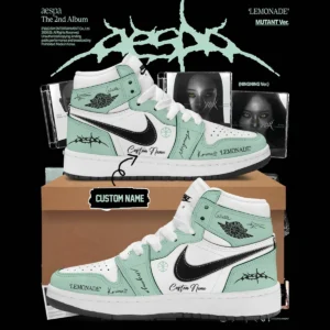 aespa LEMONADE Custom Air Force 1 & Jordan 1 Shoes (Style 7)