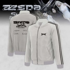 aespa LIVE TOUR SYNK COMPLæXITY Bomber Jacket - Part 7