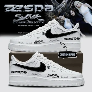 aespa LIVE TOUR SYNK COMPLæXITY Custom Air Force 1 & Jordan 1 Shoes (Design 22)