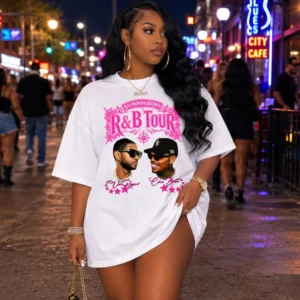 CHRIS Brown & USHER Raymond Tour T Shirt | The R&B Tour Shirt