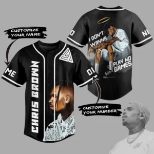 CHRIS Brown 2026 Tour Jersey | The R&B Tour | Custom Name Jersey