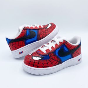 Spider-Man Web Pattern Nike Air Force 1 Shoes