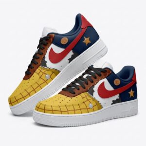 Toy Story Woody Sheriff Nike Air Force 1 Shoes
