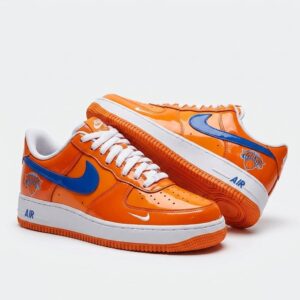 New York Knicks Nike Air Force 1 Shoes