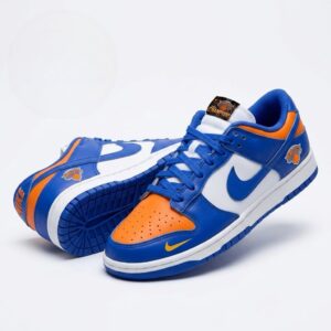 New York Knicks Championship Nike Dunk Low Shoes