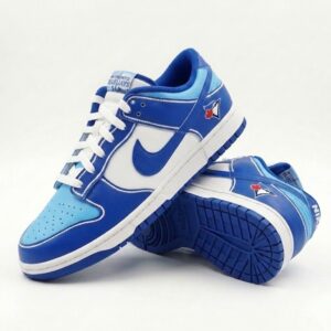 Toronto Blue Jays Blue White Nike Air Force 1 Sneakers, Baseball Fan Custom Shoes