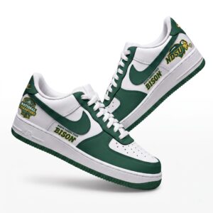 North Dakota State Bison Nike Air Force 1 Shoes