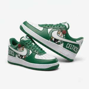 Boston Celtics Lucky Leprechaun Nike Air Force 1 Shoes