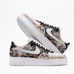 Avenged Sevenfold Life Is But A Dream Nike Air Force 1 Shoes