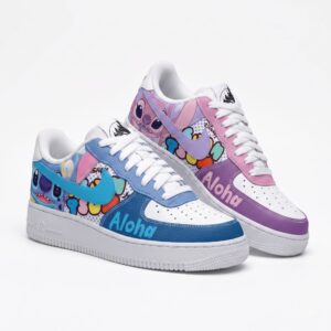 Disney Lilo & Stitch Ohana Aloha Nike Air Force 1 Shoes
