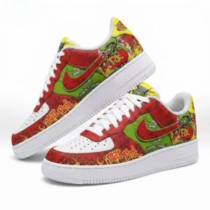 Rat Fink Inspired High Top Sneakers, Hot Rod Graphic Shoes, Vintage Car Culture Streetwear Sneakers, Cartoon Racing Style Footwear