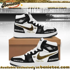 BIGBANG WORLD TOUR Signature Custom Air Force 1 & Jordan 1 Shoes (Design 11)