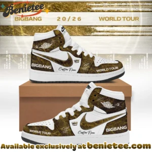 BIGBANG WORLD TOUR Signature Custom Air Force 1 & Jordan 1 Shoes (Design 19)
